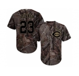 Men Cincinnati Reds #23 Adam Duvall Camo Realtree Collection Cool Base Stitched MLB Jersey