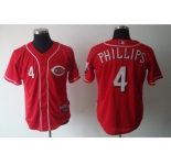 mlb cincinnati reds #4 phillips red[cool base]