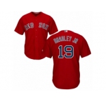Boston Red Sox #19 Jackie Bradley Jr Replica Red Alternate Home Cool Base MLB Jersey