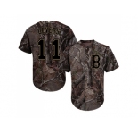 Men Boston Red Sox #11 Rafael Devers Camo Realtree Collection Cool Base Stitched MLB Jersey