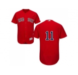 Men Boston Red Sox #11 Rafael Devers Red Flexbase Authentic Collection Stitched MLB Jersey