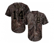Men Boston Red Sox #14 Jim Rice Camo Realtree Collection Cool Base Stitched MLB Jersey