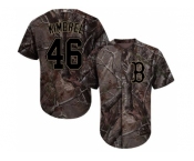 Men Boston Red Sox #46 Craig Kimbrel Camo Realtree Collection Cool Base Stitched MLB Jersey