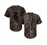 Men Boston Red Sox #6 Johnny Pesky Camo Realtree Collection Cool Base Stitched MLB Jersey