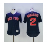 Men's Boston Red Sox #2 Xander Bogaerts Majestic Navy blue Flexbase Authentic Collection Player Jersey