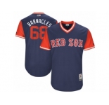 Men's Boston Red Sox Matt Barnes #68 Barnacles Majestic Navy 2017 Players Weekend Authentic Jersey