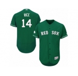 Men's Majestic Boston Red Sox #14 Jim Rice Green Celtic Flexbase Authentic Collection MLB Jersey