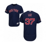 Men's Majestic Boston Red Sox #37 Bill Lee Navy Blue Alternate Flex Base Authentic Collection 2018 World Series Champions MLB Jersey