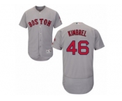 Men's Majestic Boston Red Sox #46 Craig Kimbrel Grey Flexbase Authentic Collection MLB Jersey