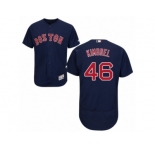 Men's Majestic Boston Red Sox #46 Craig Kimbrel Navy Blue Flexbase Authentic Collection MLB Jersey