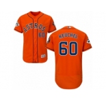 Houston Astros #60 Dallas Keuchel Authentic Orange Alternate 2017 World Series Bound Flex Base MLB Jersey