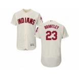 Cleveland Indians #23 Michael Brantley Cream Flexbase Authentic Collection Stitched Baseball Jersey
