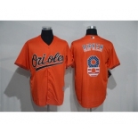Men Baltimore Orioles #8 Cal Ripken Orange USA Flag Fashion MLB Jersey