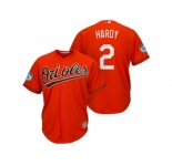 Men's Baltimore Orioles #2 J.J. Hardy 2017 Spring Training Cool Base Stitched MLB Jersey