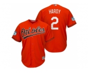 Men's Baltimore Orioles #2 J.J. Hardy 2017 Spring Training Cool Base Stitched MLB Jersey