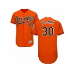 Men's Majestic Baltimore Orioles #30 Chris Tillman Orange Flexbase Authentic Collection MLB Jersey