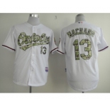 mlb jerseys baltimore orioles #13 machado white[number camo]