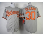 mlb jerseys baltimore orioles #30 tillman grey