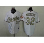 mlb jerseys baltimore orioles #32 wieters white[number camo]