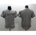 Men Chicago White Sox Blank Majestic Gray Flexbase Authentic Collection Jersey