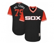 Men's 2017 Little League World Series White Sox Jose Abreu #79 Mal Tiempo Black Jersey