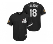 Men's Chicago White Sox #18 Tyler Saladino 2017 Spring Training Flex Base Authentic Collection Stitched Baseball Jersey