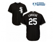 Men's Majestic Chicago White Sox #25 Adam LaRoche Authentic Black Alternate Home Cool Base MLB Jersey