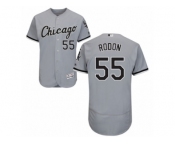 Men's Majestic Chicago White Sox #55 Carlos Rodon Grey Flexbase Authentic Collection MLB Jersey
