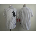 mlb jerseys chicago white sox blank white[black strip]