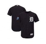 Men Detroit Tigers Customized Majestic Navy 2018 Spring Training Flex Base Team Jersey