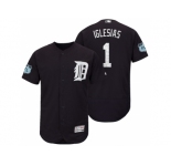Men's Detroit Tigers #1 Jose Iglesias 2017 Spring Training Flex Base Authentic Collection Stitched Baseball Jersey