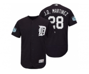 Men's Detroit Tigers #28 J.D. Martinez2017 Spring Training Flex Base Authentic Collection Stitched Baseball Jersey