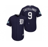 Men's Detroit Tigers #9 Nick Castellanos 2017 Spring Training Cool Base Stitched MLB Jersey