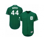 Men's Majestic Detroit Tigers #44 Daniel Norris Green Celtic Flexbase Authentic Collection MLB Jersey