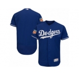 Men L.A. Dodgers Royal 2016 Spring Training Blank Flexbase Authentic Collection Team Jersey