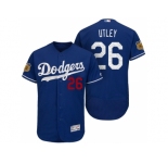 Men's Los Angeles Dodgers #26 Chase Utley 2017 Spring Training Flex Base Authentic Collection Stitched Baseball Jersey