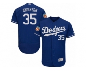Men's Majestic Los Angeles Dodgers #35 Brett Anderson Royal Blue Flexbase Authentic Collection MLB Jersey