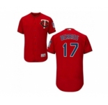 MLB Men Minnesota Twins #17 Jose Berrios Red Flexbase Authentic Collection Stitched Baseball Jersey