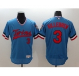 Men Minnesota Twins #3 Harmon Killebrew Majestic Blue Flexbase Authentic Collection Cooperstown Player Jersey