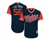 Men's 2017 Little League World Series Twins Tyler Duffey #56 The Doof Navy Jersey