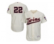 Men's Majestic Minnesota Twins #22 Miguel Sano Cream Flexbase Authentic Collection MLB Jersey
