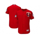 Minnesota Twins Blank Red 2017 Spring Training Flexbase Authentic Collection Stitched Baseball Jersey