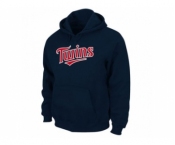 Minnesota Twins Majestic Fleece Hitter Navy MLB Hoodie