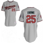 mlb minnesota twins #25 thome grey 2010