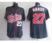 mlb minnesota twins #27 hardy blue
