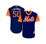 Men's 2017 Little League World Series Mets #50 Rafael Montero Fugarra Royal Jersey