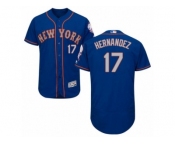 Men's Majestic New York Mets #17 Keith Hernandez Royal Gray Flexbase Authentic Collection MLB Jersey