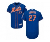 Men's Majestic New York Mets #27 Jeurys Familia Royal Blue Flexbase Authentic Collection MLB Jersey