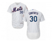 Men's Majestic New York Mets #30 Michael Conforto White Flexbase Authentic Collection MLB Jersey