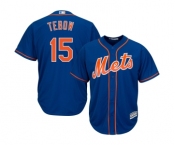 Men's New York Mets #15 Tim Tebow Majestic Blue Cool Base Player Jersey